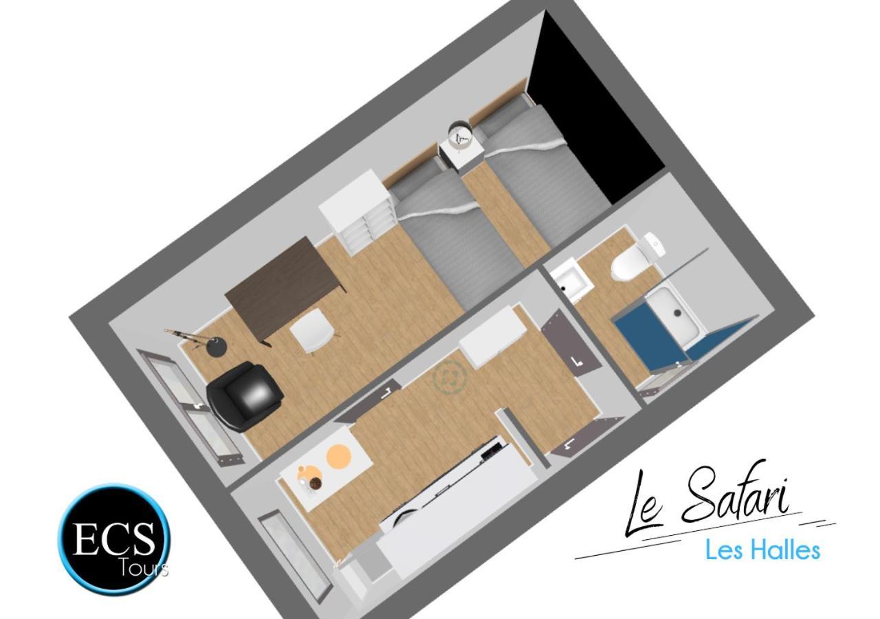 Apartament "Le Safari" - 2 Lits - Au Coeur Du Vieux Tours Zewnętrze zdjęcie